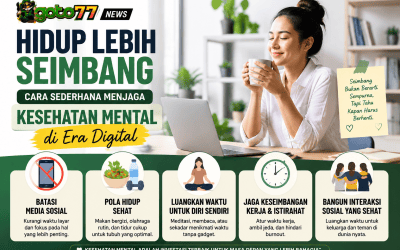 Lifestyle sehat era digital menjaga kesehatan mental dan keseimbangan hidup dengan cara sederhana