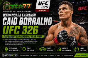 Caio Borralho UFC 326 siap bangkit dan kembali ke jalur juara kelas menengah UFC