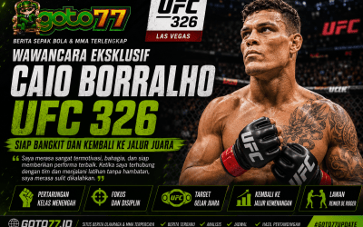 Caio Borralho UFC 326 siap bangkit dan kembali ke jalur juara kelas menengah UFC