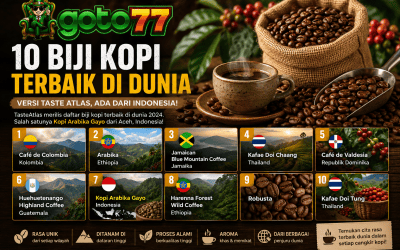 10 biji kopi terbaik di dunia versi TasteAtlas