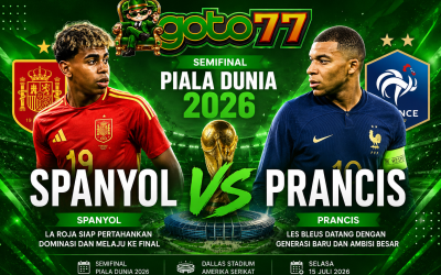 Spanyol vs Prancis di semifinal Piala Dunia FIFA 2026