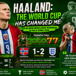 Erling Haaland Piala Dunia 2026 setelah Norwegia kalah dari Inggris